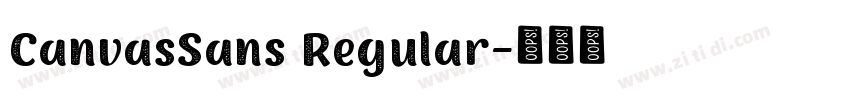 CanvasSans Regular字体转换 CanvasSans Regular字体转换